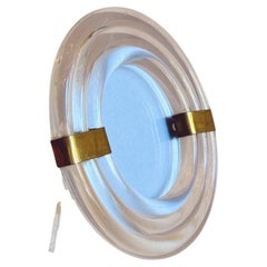 1950s Round Perspex Photo Frame
