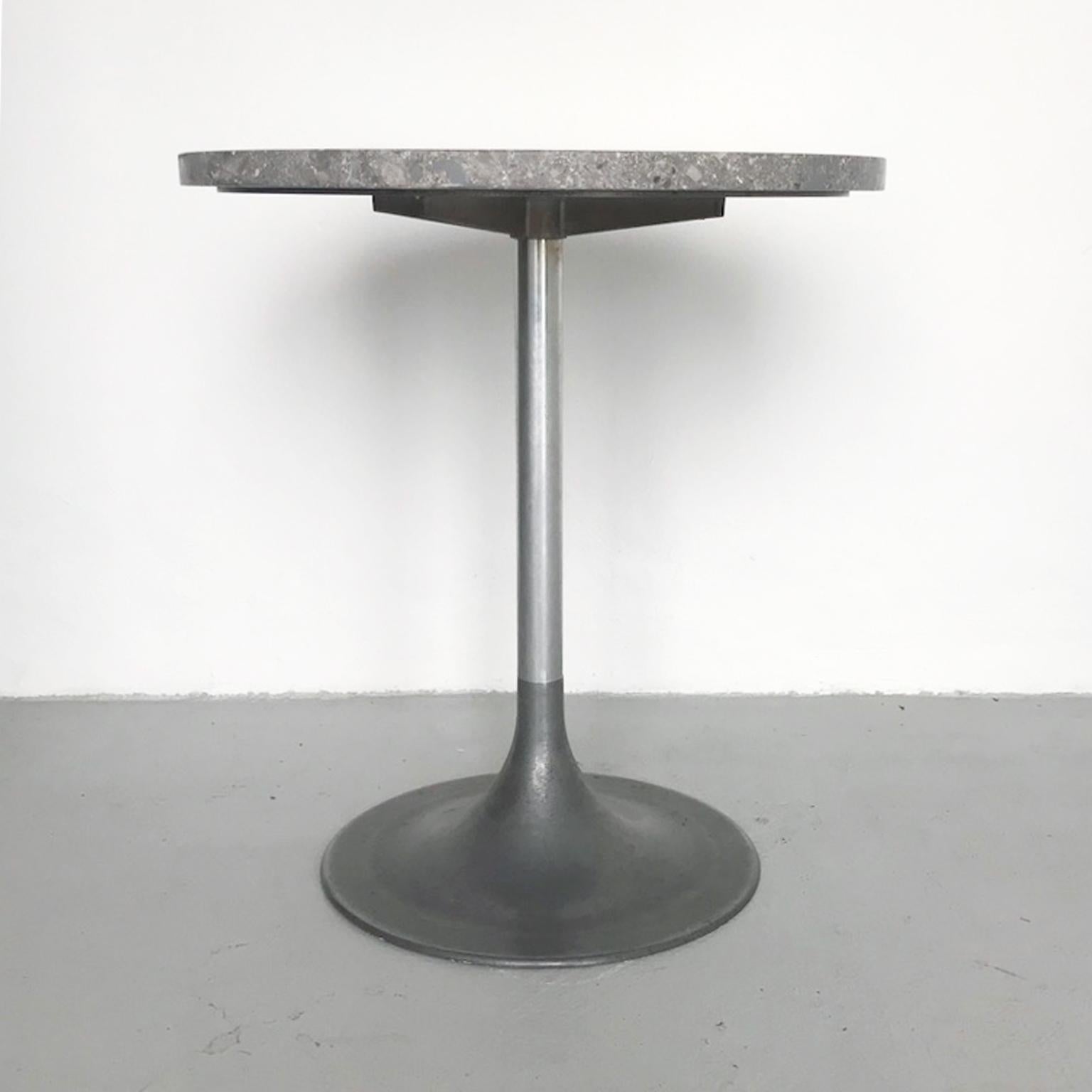 Contemporary italian neo vintage Ceppo stone Origini round table by Spinzi  3