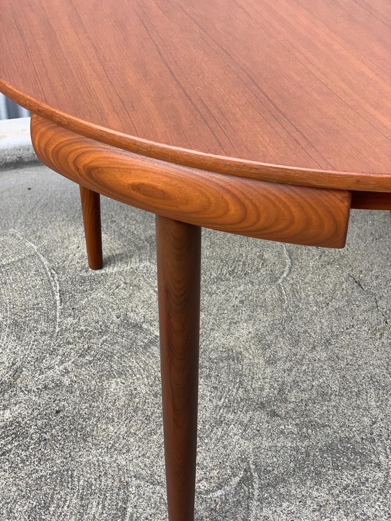 Mahogany 1950s Roundette Dining Set by Hans Olsen for Frem Røjle