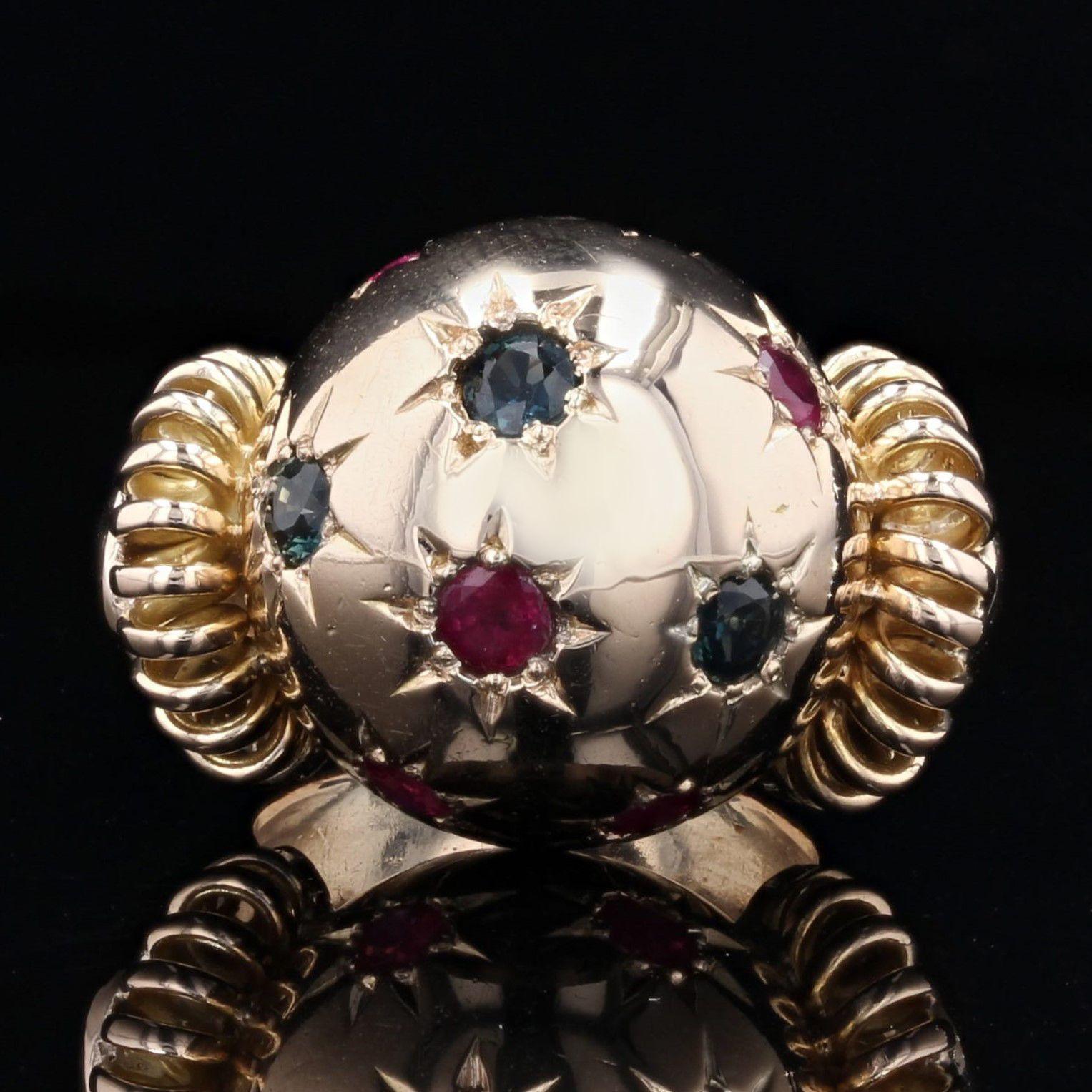 rose gold ball ring