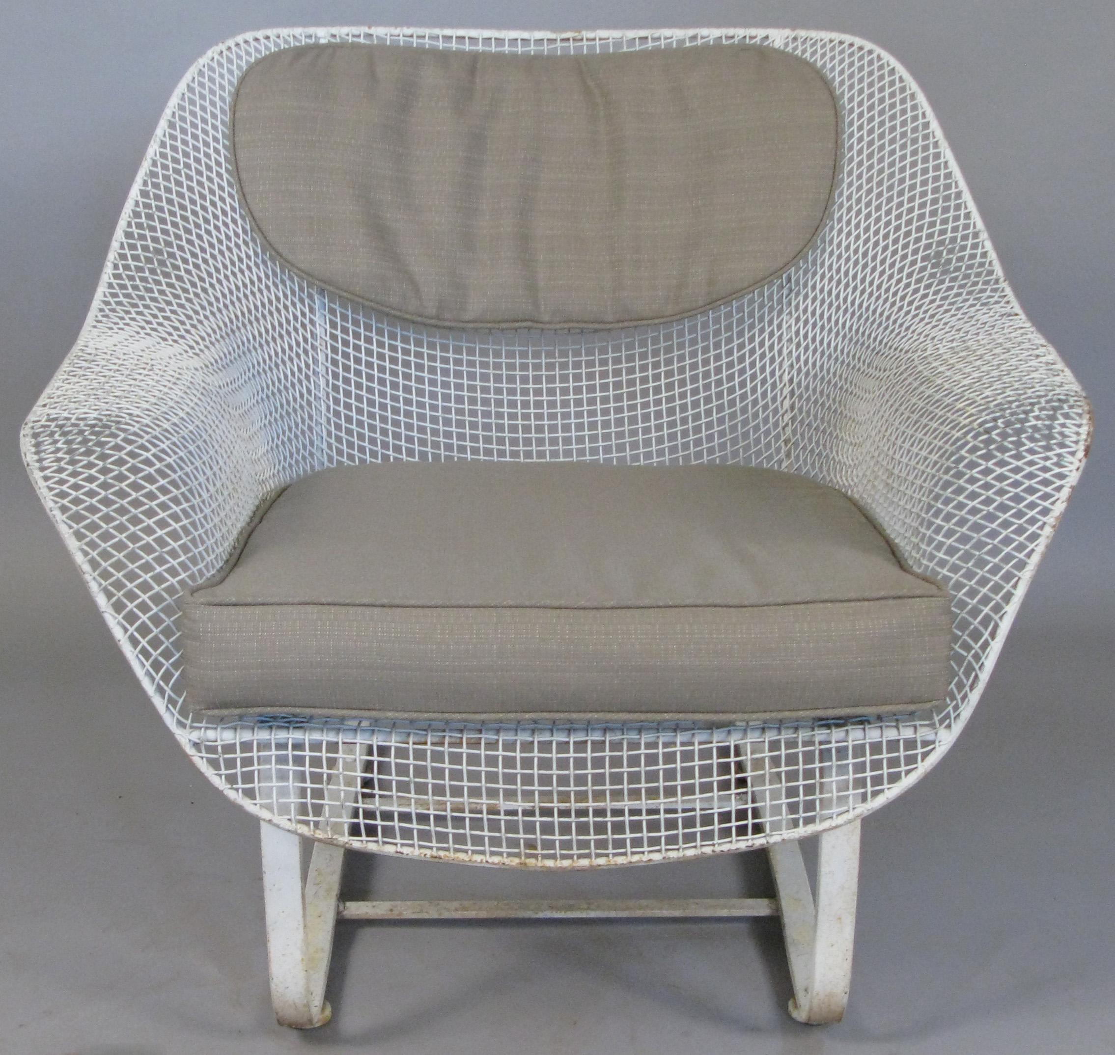 Mid-20th Century 1950s Russell Woodard 'Sculptura' Sofa and Pair of Lounge Chairs