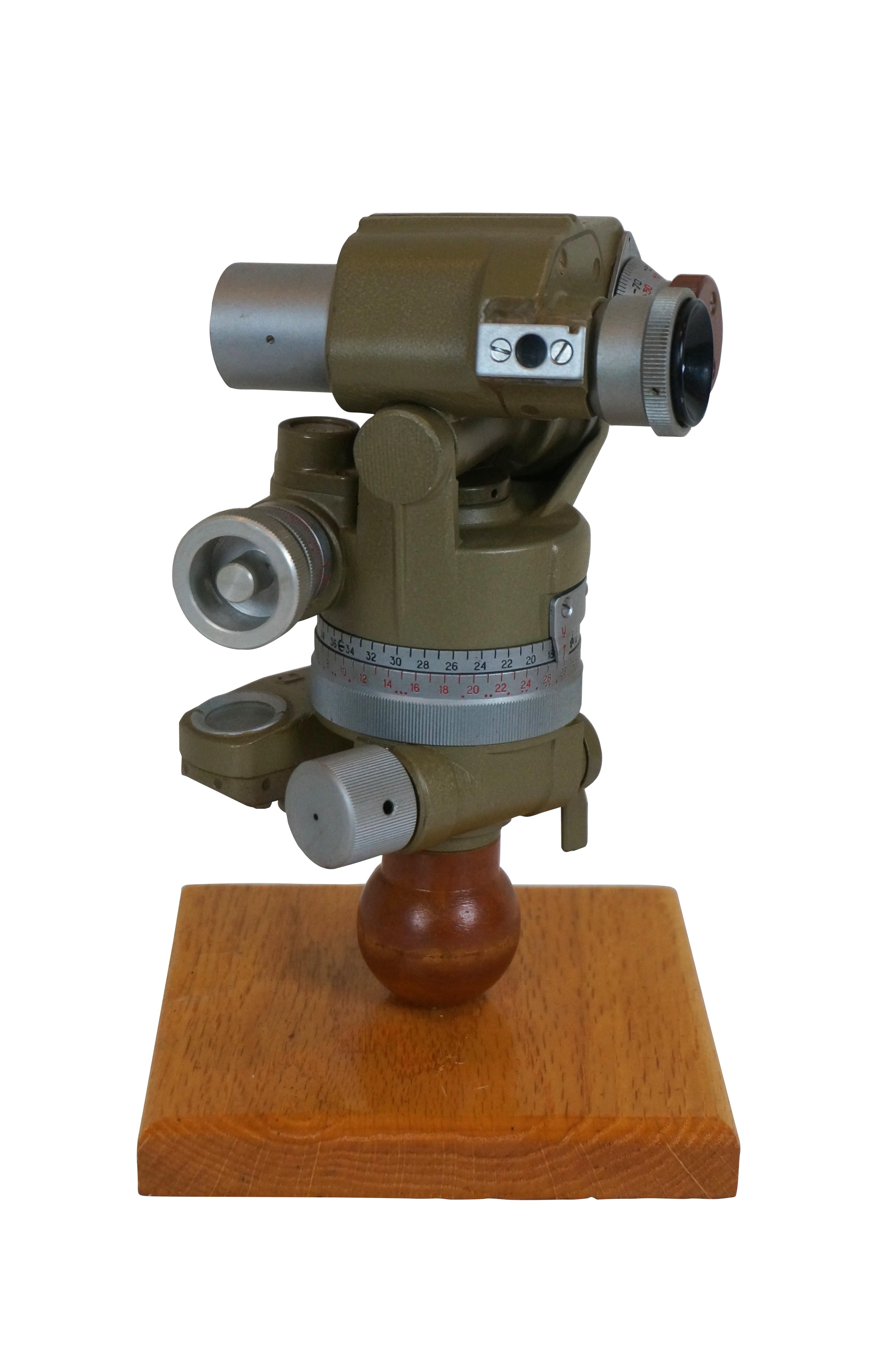 Industriel 1950s Russian Military PAB-2M Periscope Artillery Aiming Circle Theodolite 9