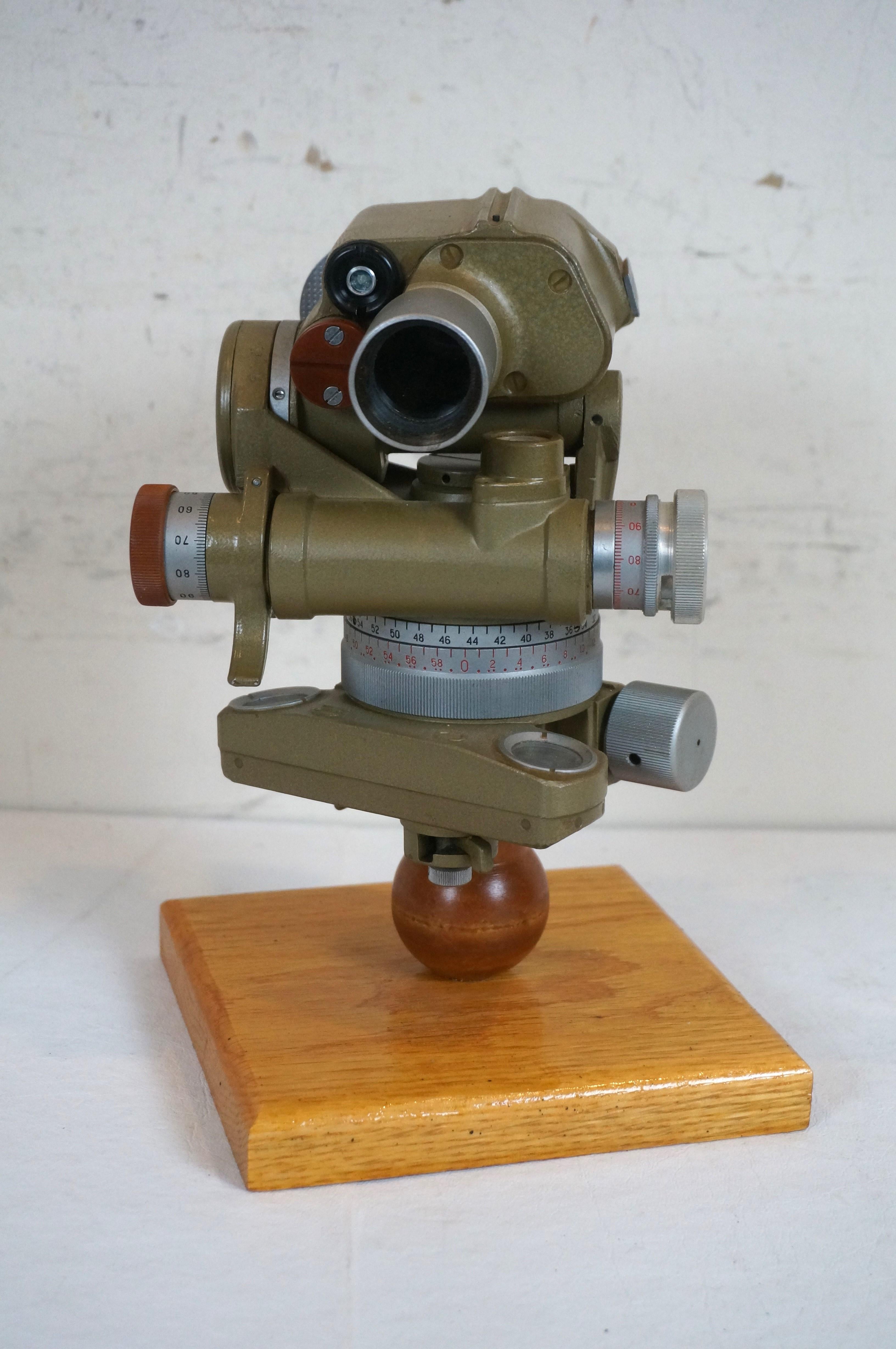 Russe 1950s Russian Military PAB-2M Periscope Artillery Aiming Circle Theodolite 9