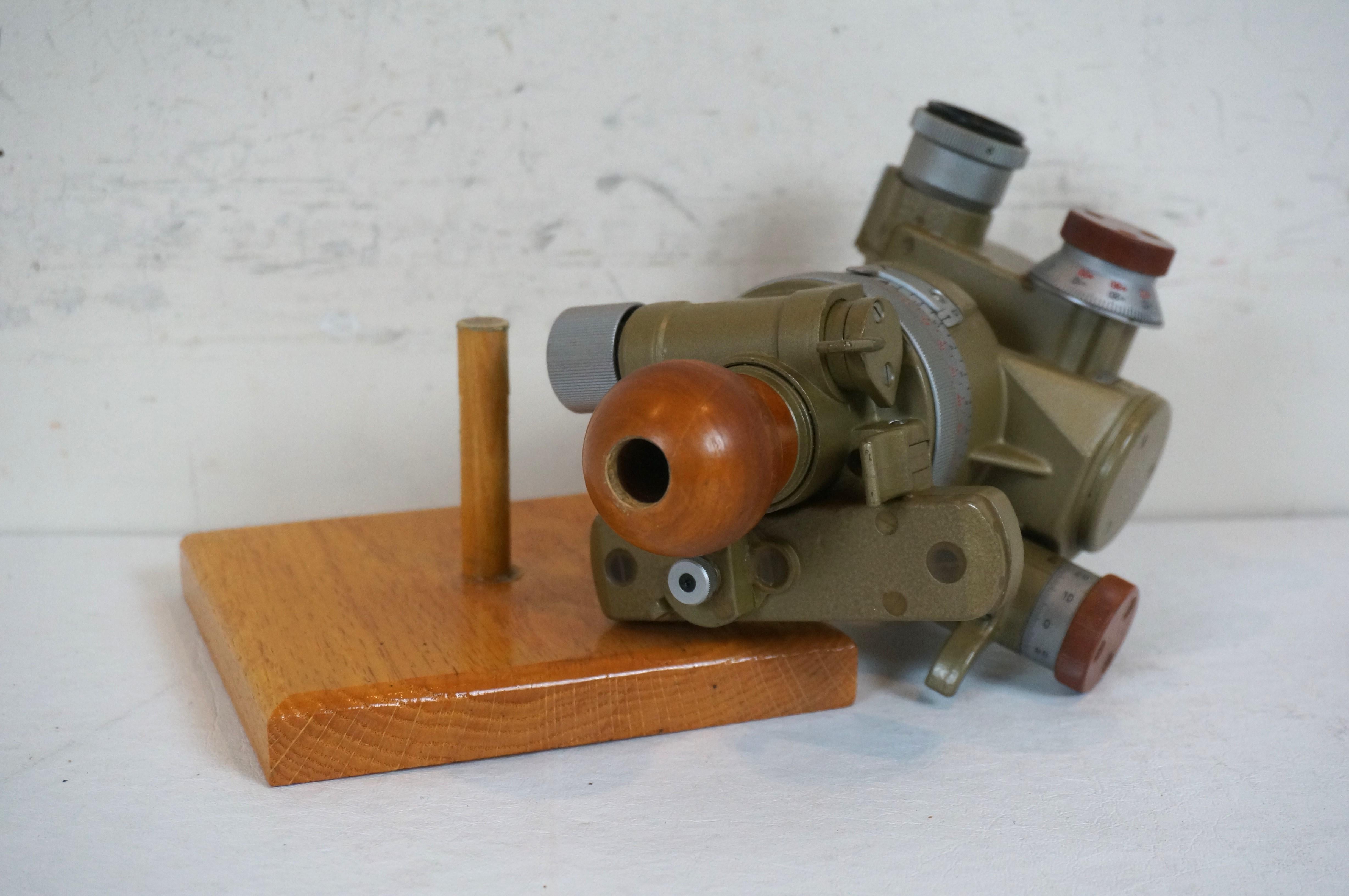 Milieu du XXe siècle 1950s Russian Military PAB-2M Periscope Artillery Aiming Circle Theodolite 9