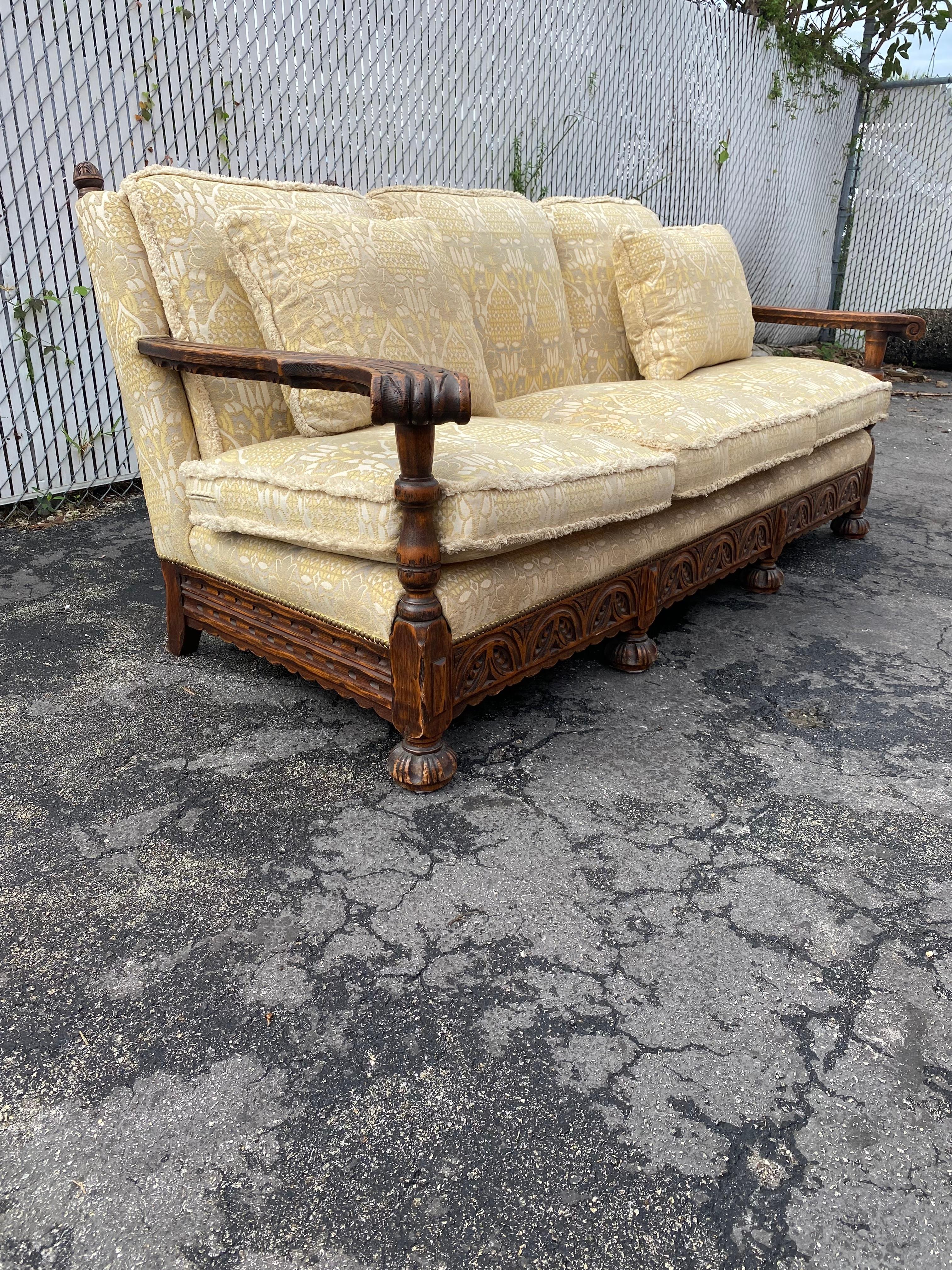 divano legno rustico