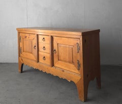 1950s Rustic Pine Buffet