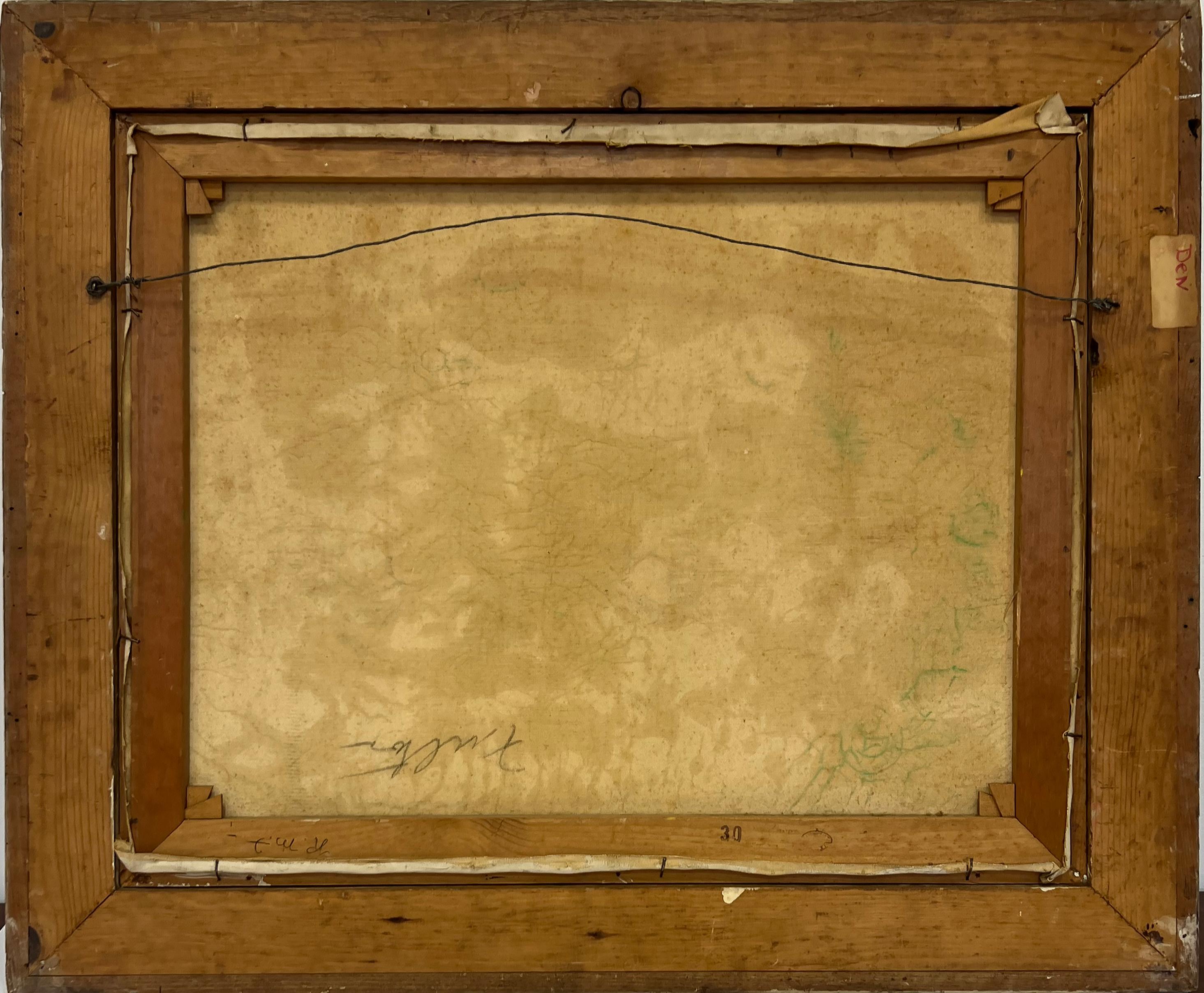 Années 1950 A&M WPA  Peinture impressionniste abstraite représentant des marins sur un bateau en vente 7