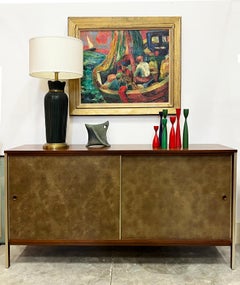 1950 Ruth M. I. Fulton WPA  Quadro impressionista astratto con marinai su una barca