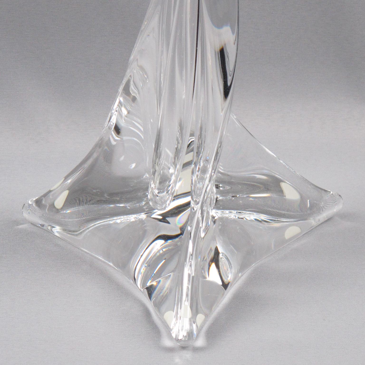 saint louis crystal lamp