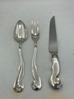 1950's Salad serving and beef knife by famous sculptor Arman