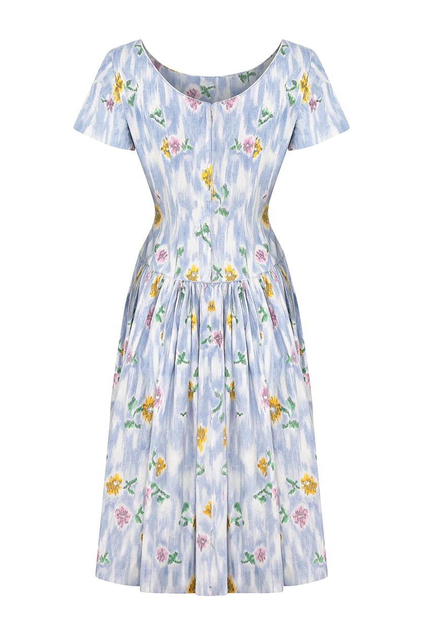 This lovely floral cotton dress is by collectable vintage brand 