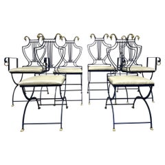 1950s Samuel Copelon Swan and Lyre Back Chairs