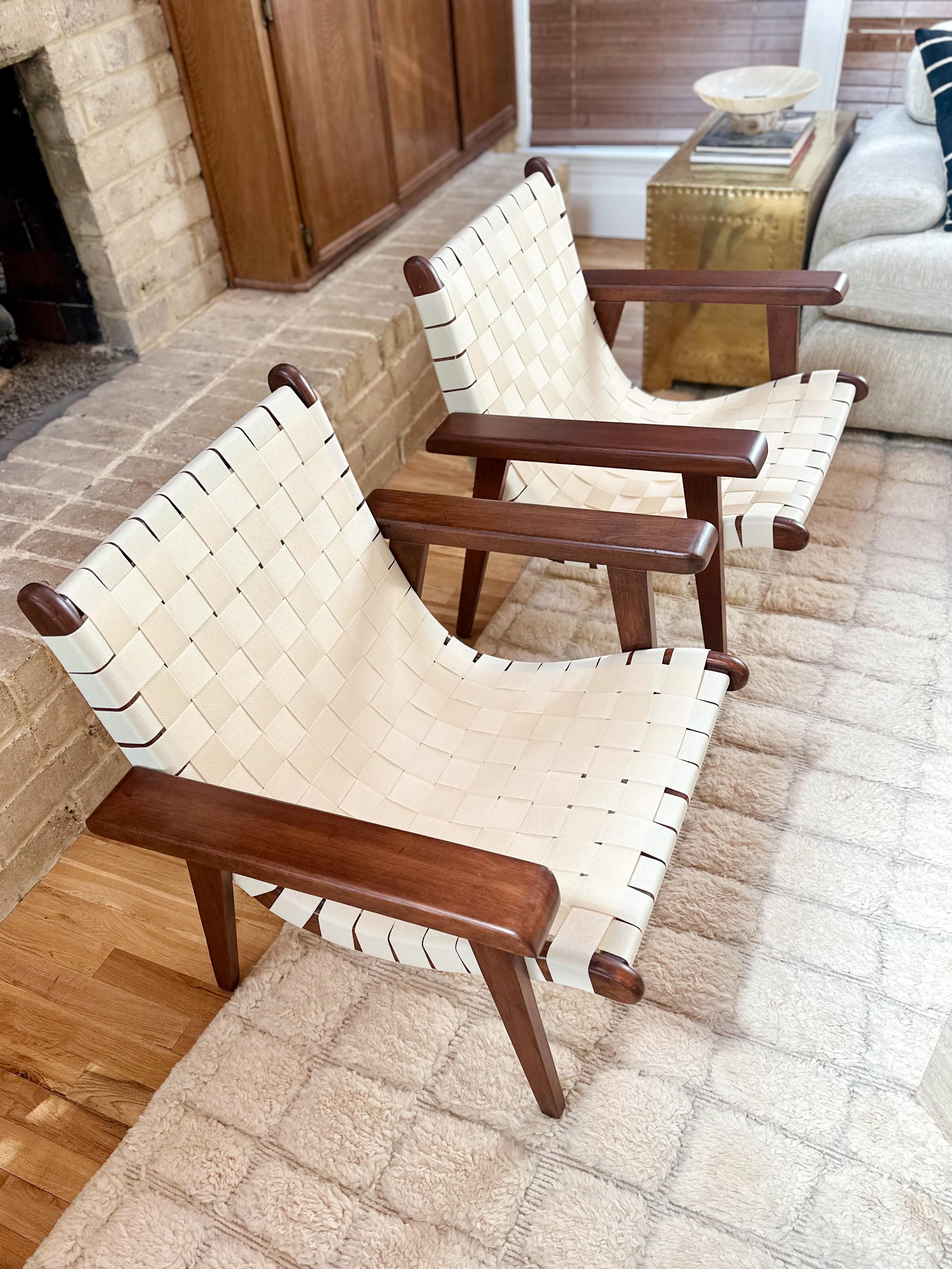 1950s 'San Miguelito' Arm Chairs by Michael Van Beuren for Domus - a pair In Excellent Condition For Sale In Houston, TX