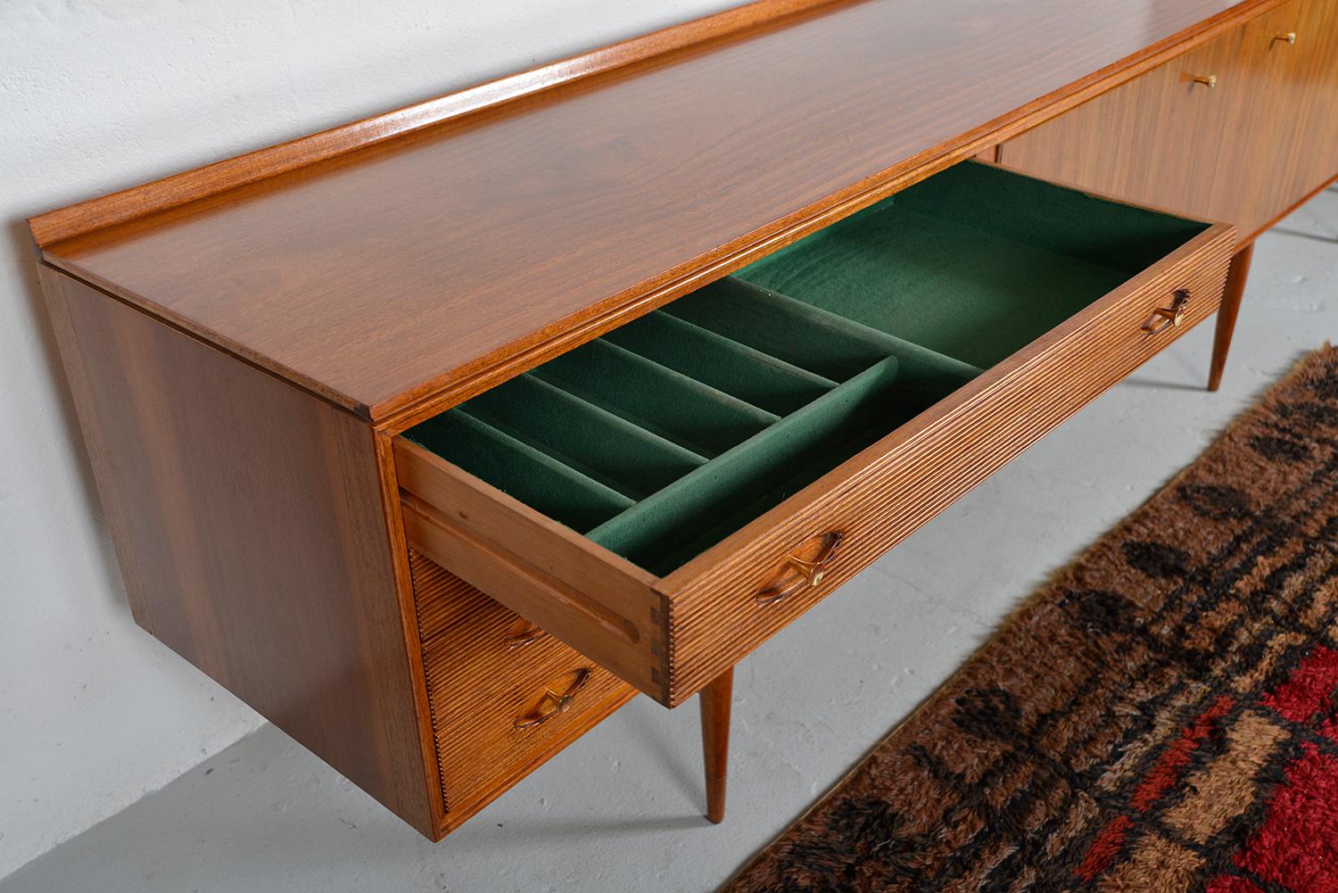 1950s Sapele Hamilton Sideboard by Robert Heritage for Archie Shine Midcentury  6