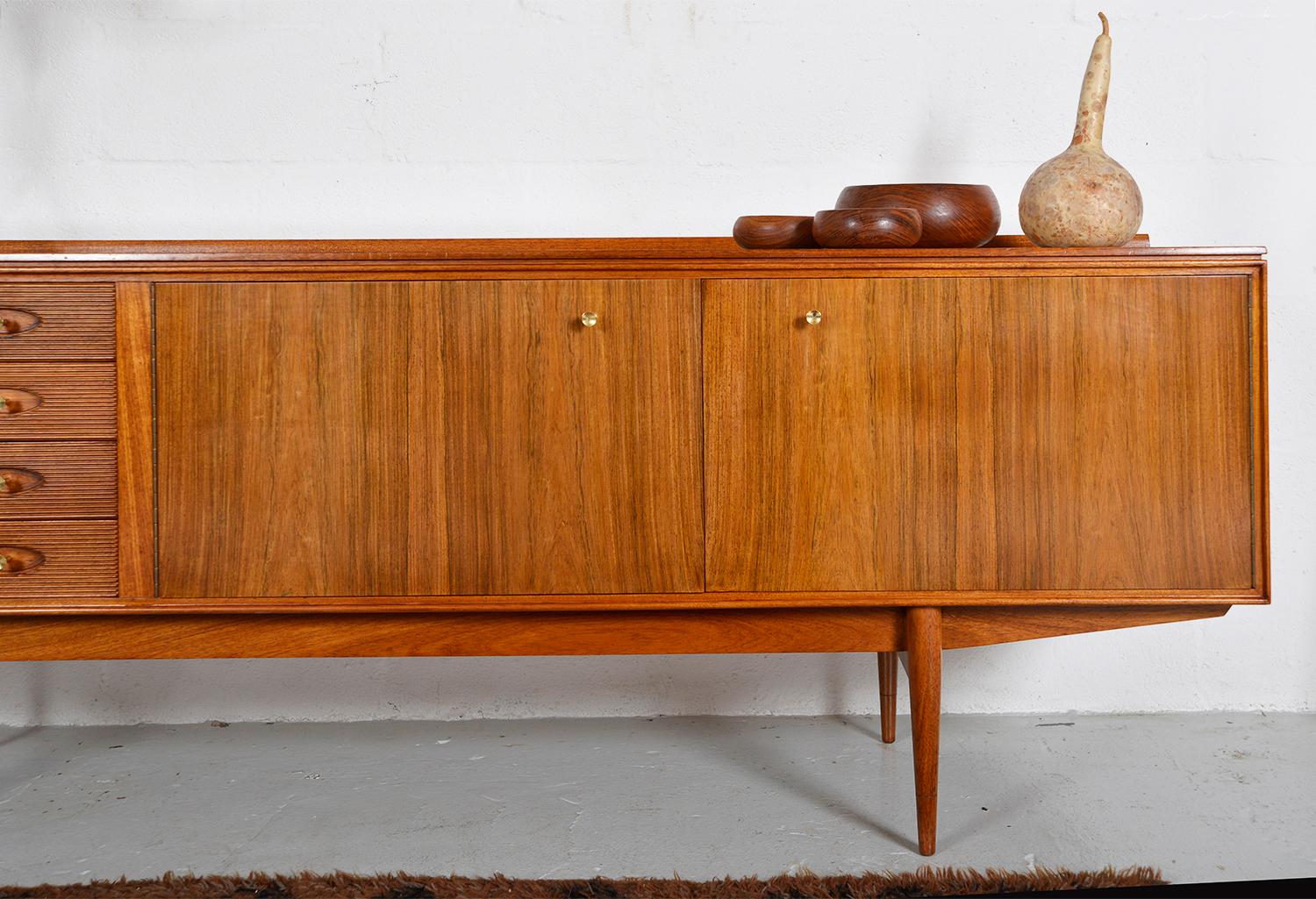 1950s Sapele Hamilton Sideboard by Robert Heritage for Archie Shine Midcentury  2