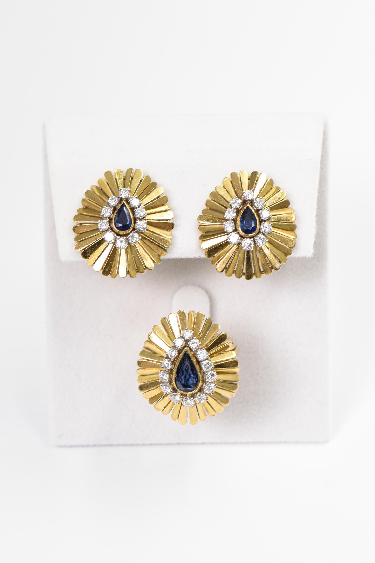 1950s clip on earrings