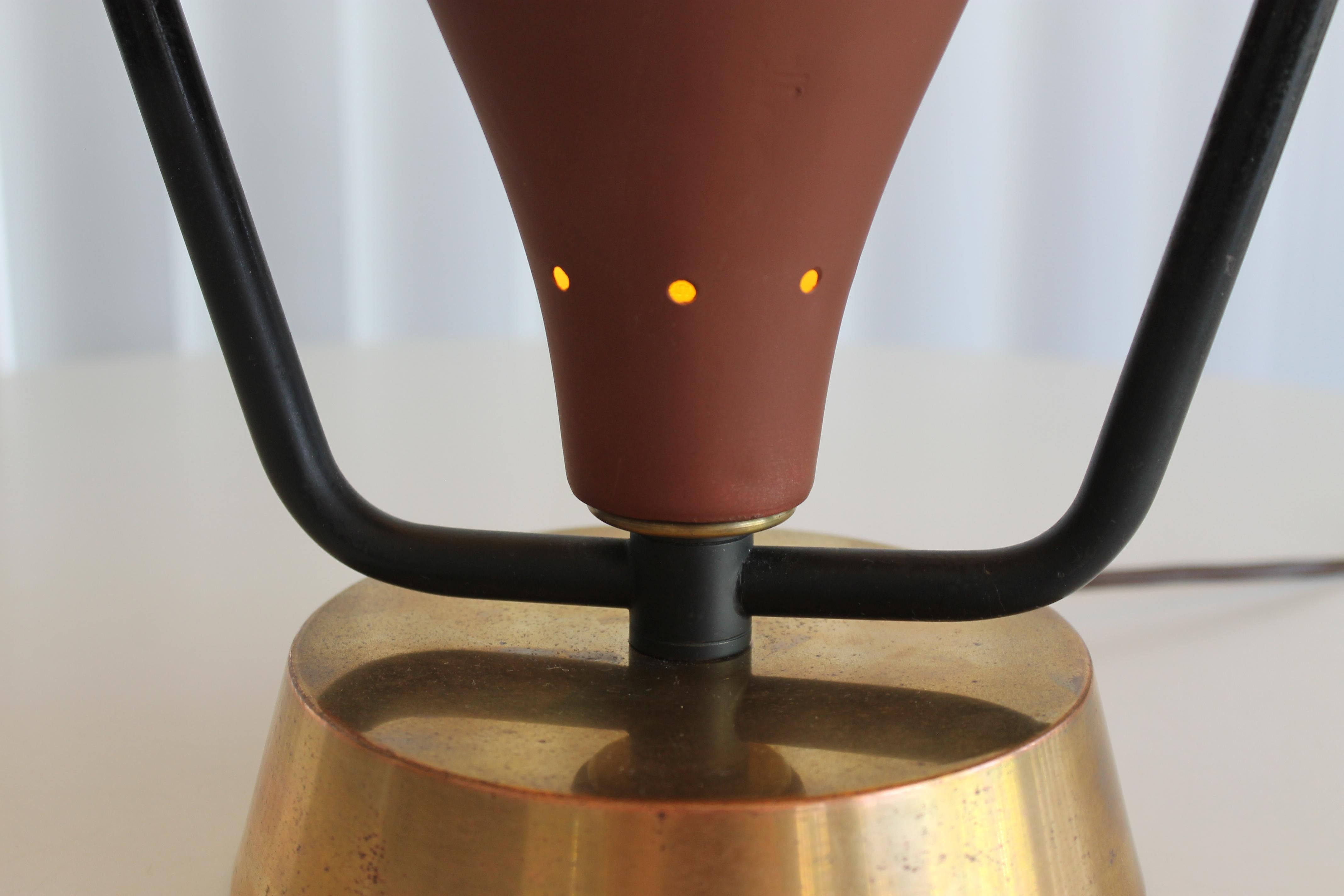 Mid-20th Century 1950s Saucer Reflector Lamp