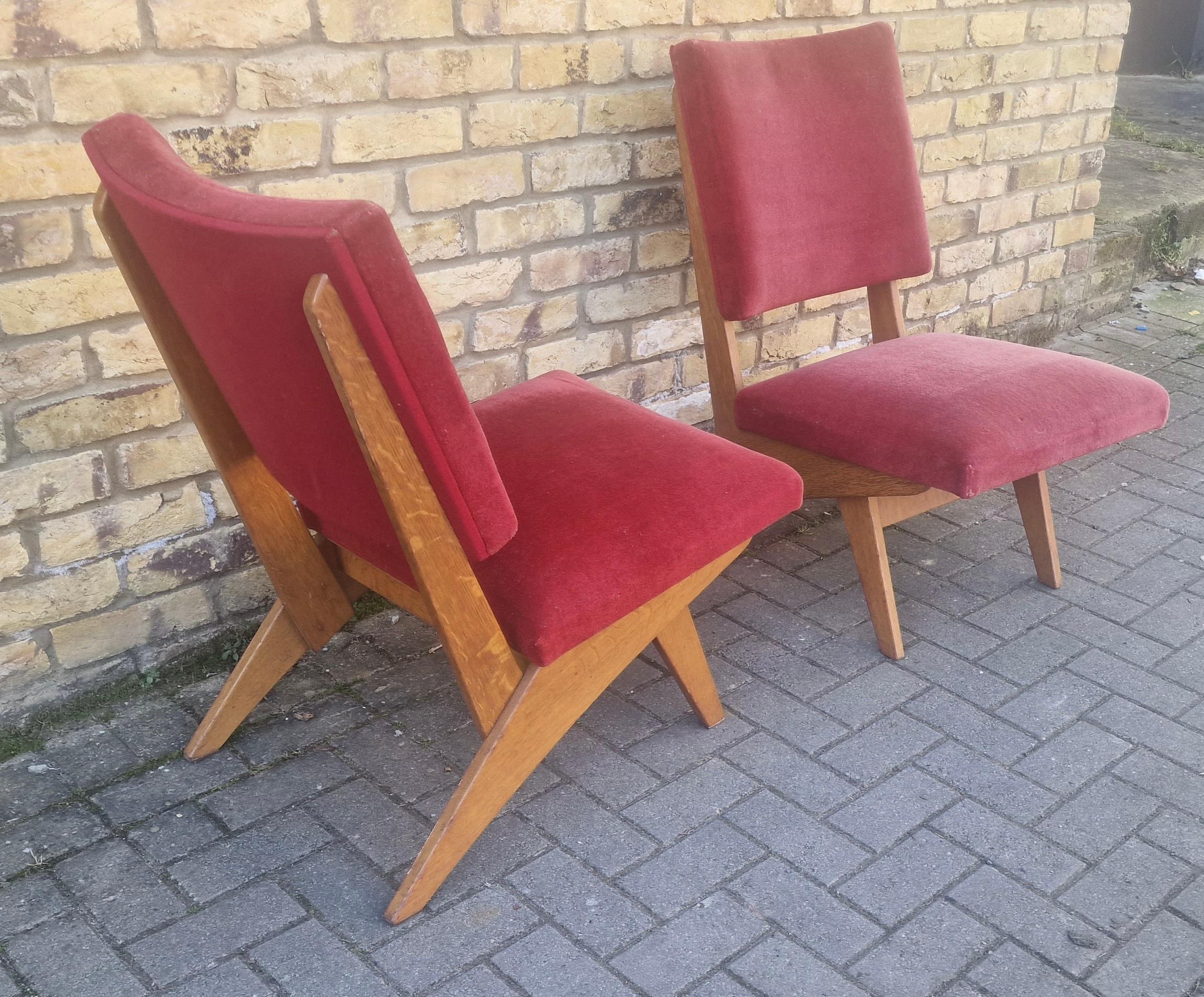 Mid-Century Modern 1950’s Scandinavian armchairs For Sale