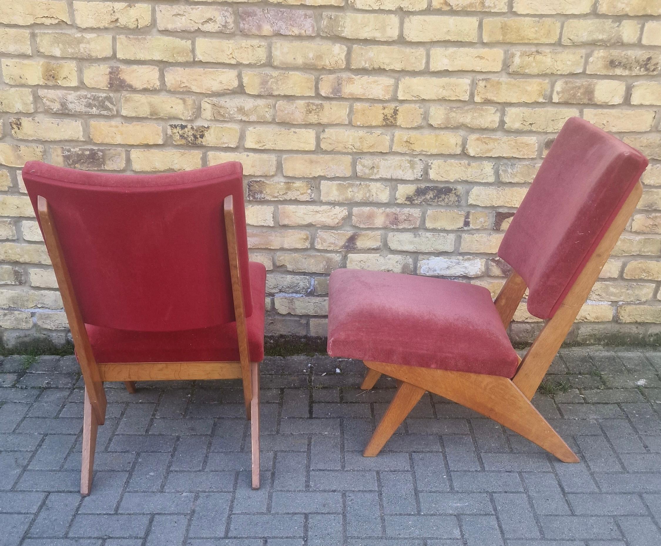 1950’s Scandinavian armchairs In Good Condition For Sale In London, Lambeth
