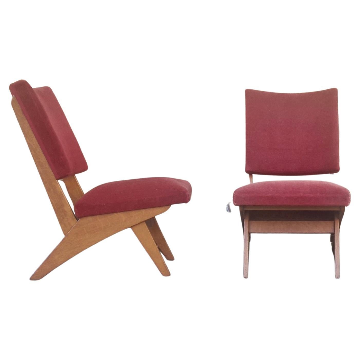 1950’s Scandinavian armchairs For Sale