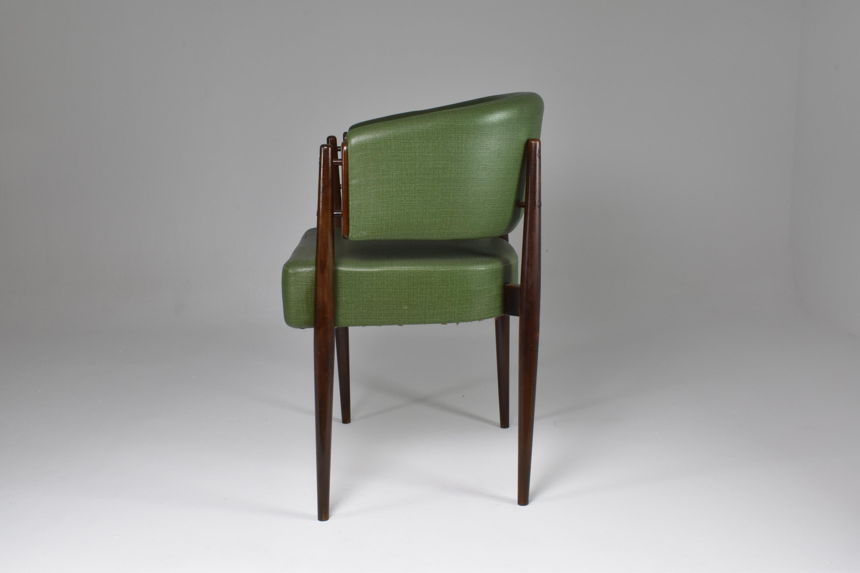 1950's Scandinavian Beech Chair  7
