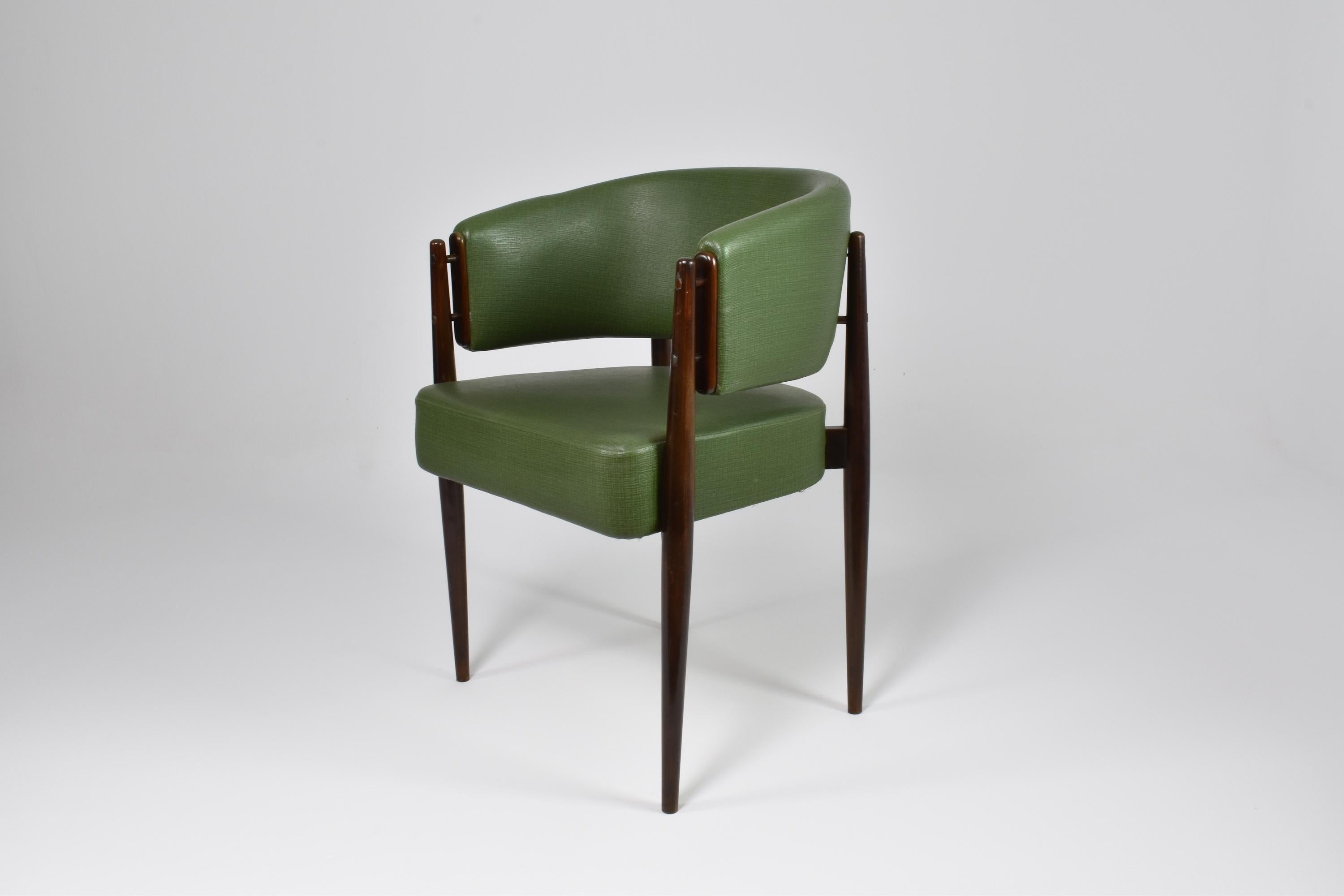 Danish 1950's Scandinavian Beech Chair 