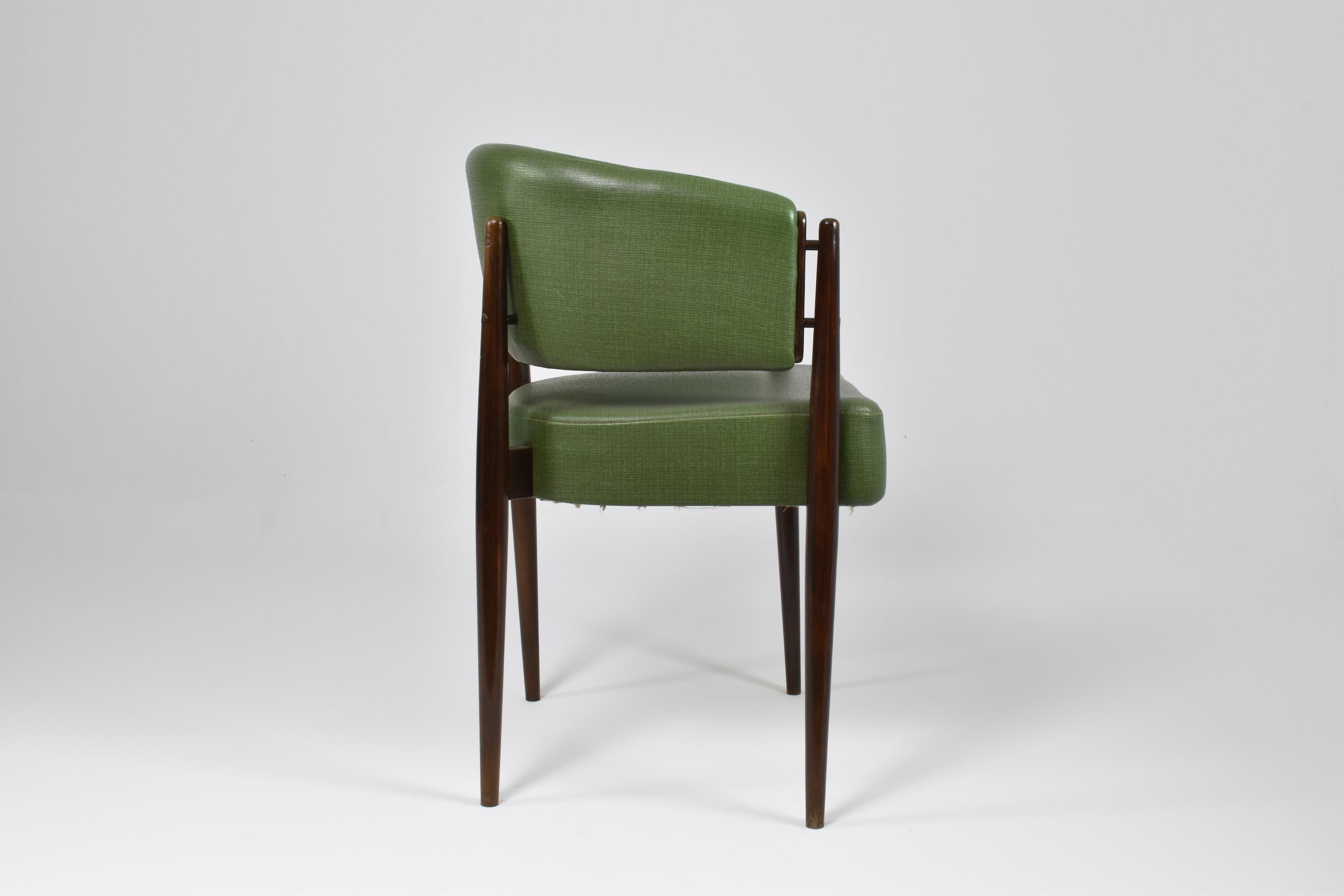 1950's Scandinavian Beech Chair  In Good Condition In Paris, FR