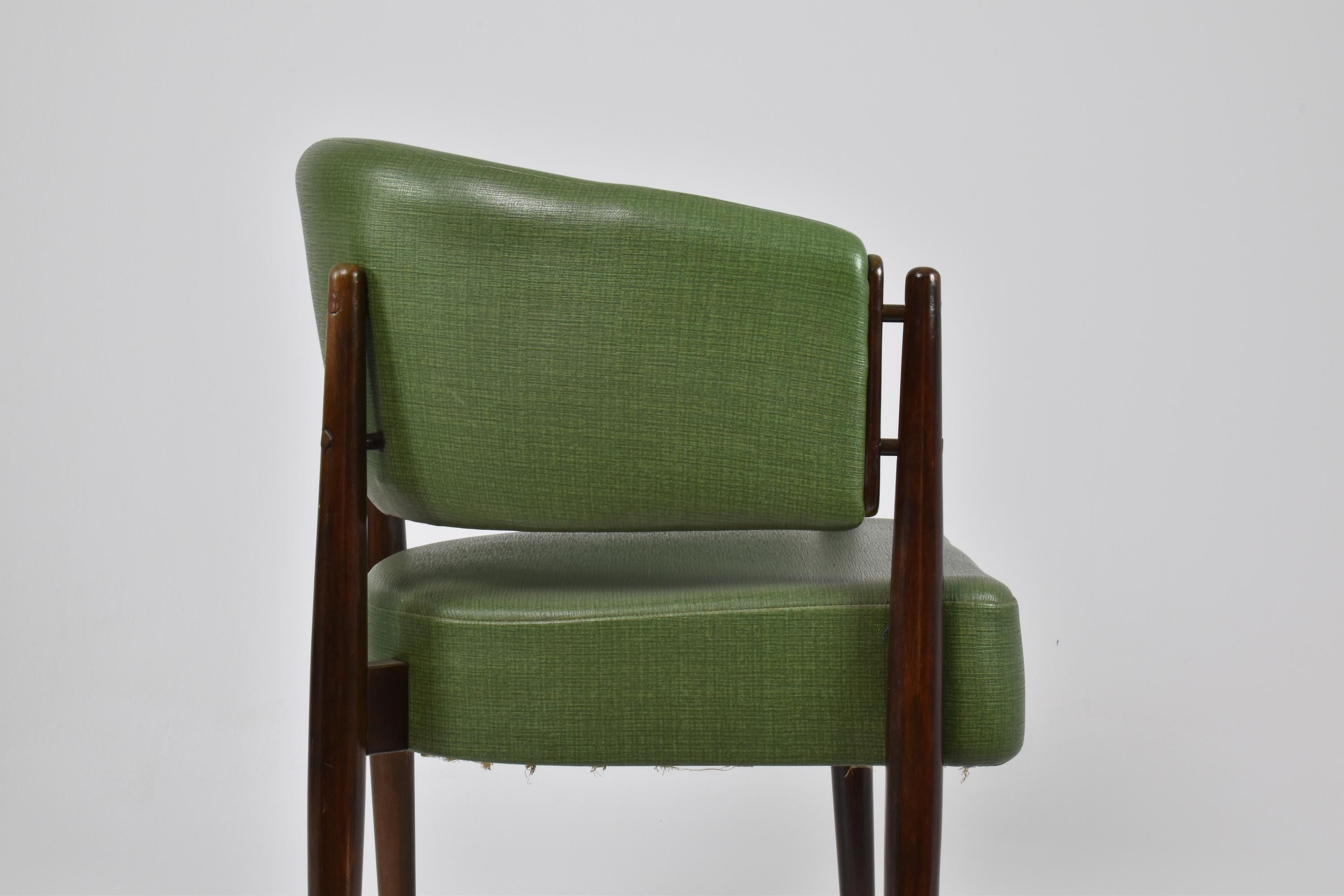 1950's Scandinavian Beech Chair  2