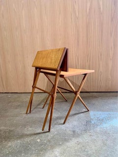 1950s Scandinavian Birch Side  End Tables