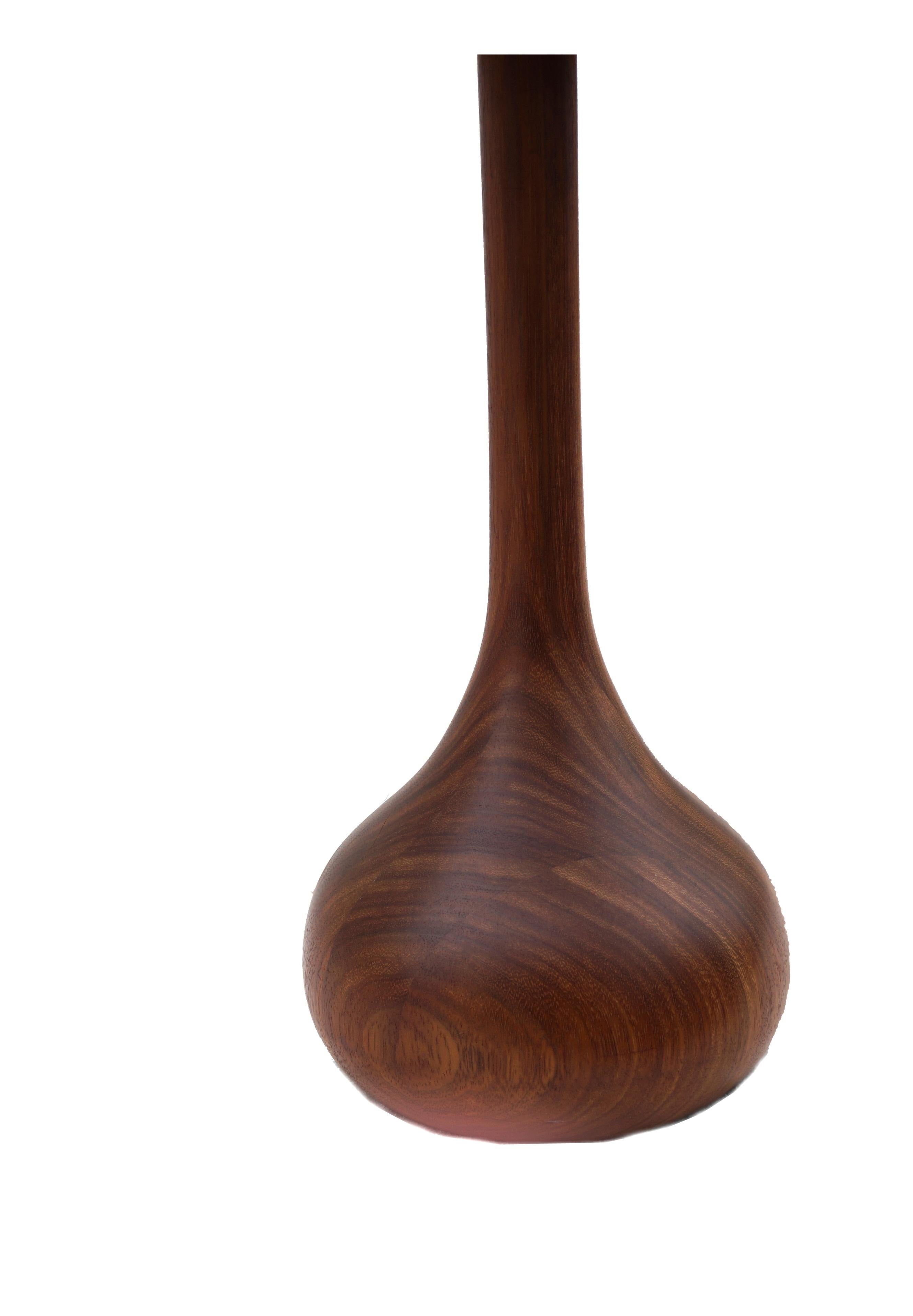 1950's Scandinavian Danish Modern Teak Floor Reading Lamp with Side End Table 1