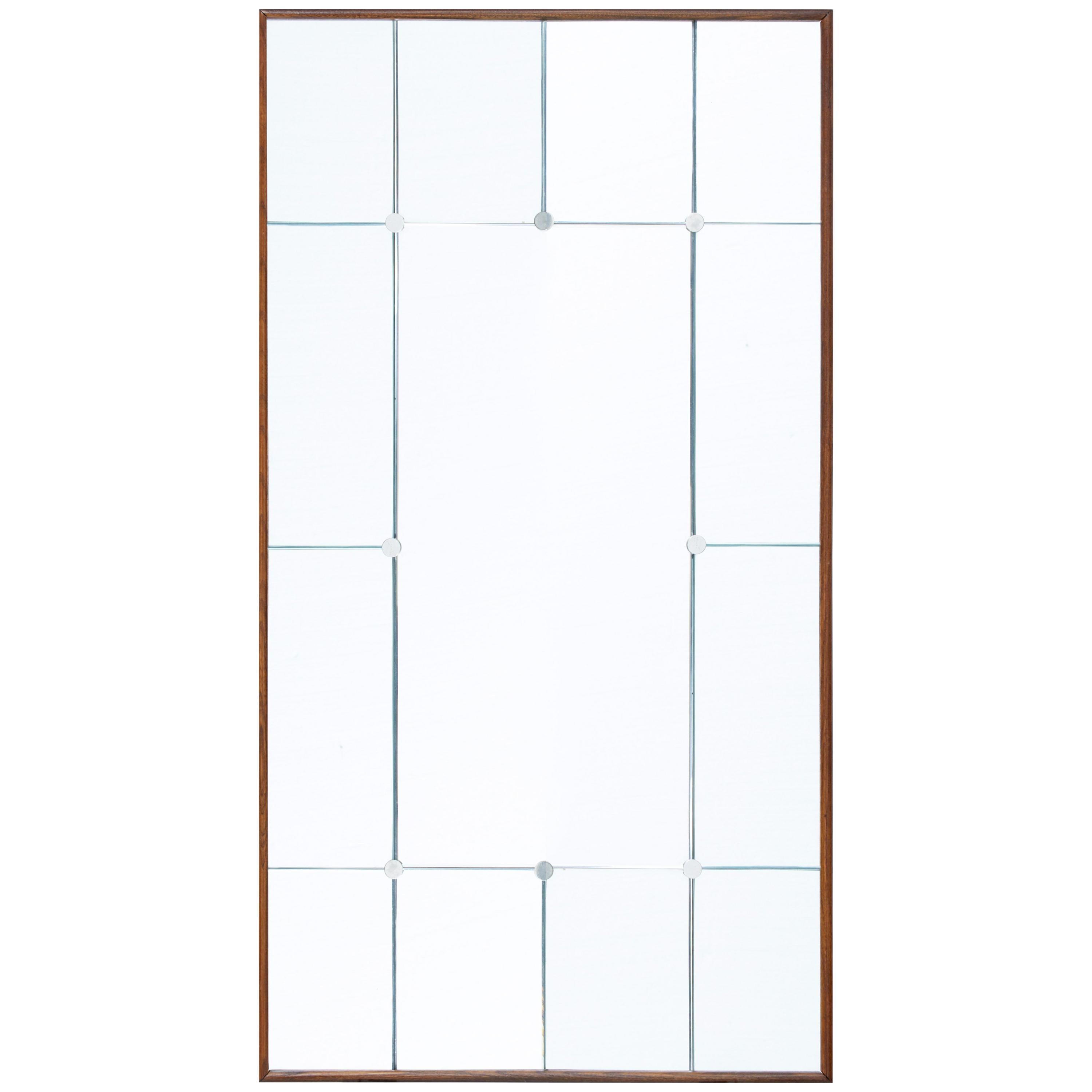 1950s Scandinavian Deco Wall Mirror