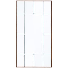 1950s Scandinavian Deco Wall Mirror