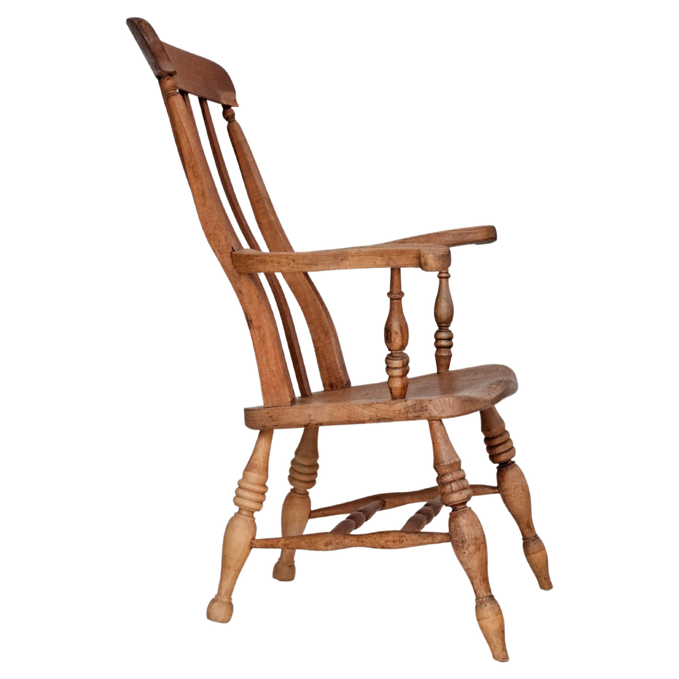 1950s, Scandinavian design, wood armchair, ash wood, oak wood. en vente