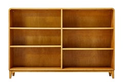 1950s Scandinavian Modern Birch Open Bookcase