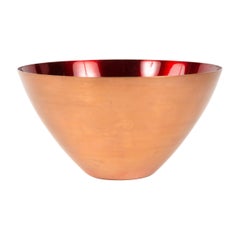 1950s Scandinavian Modern Spun Copper Bowl
