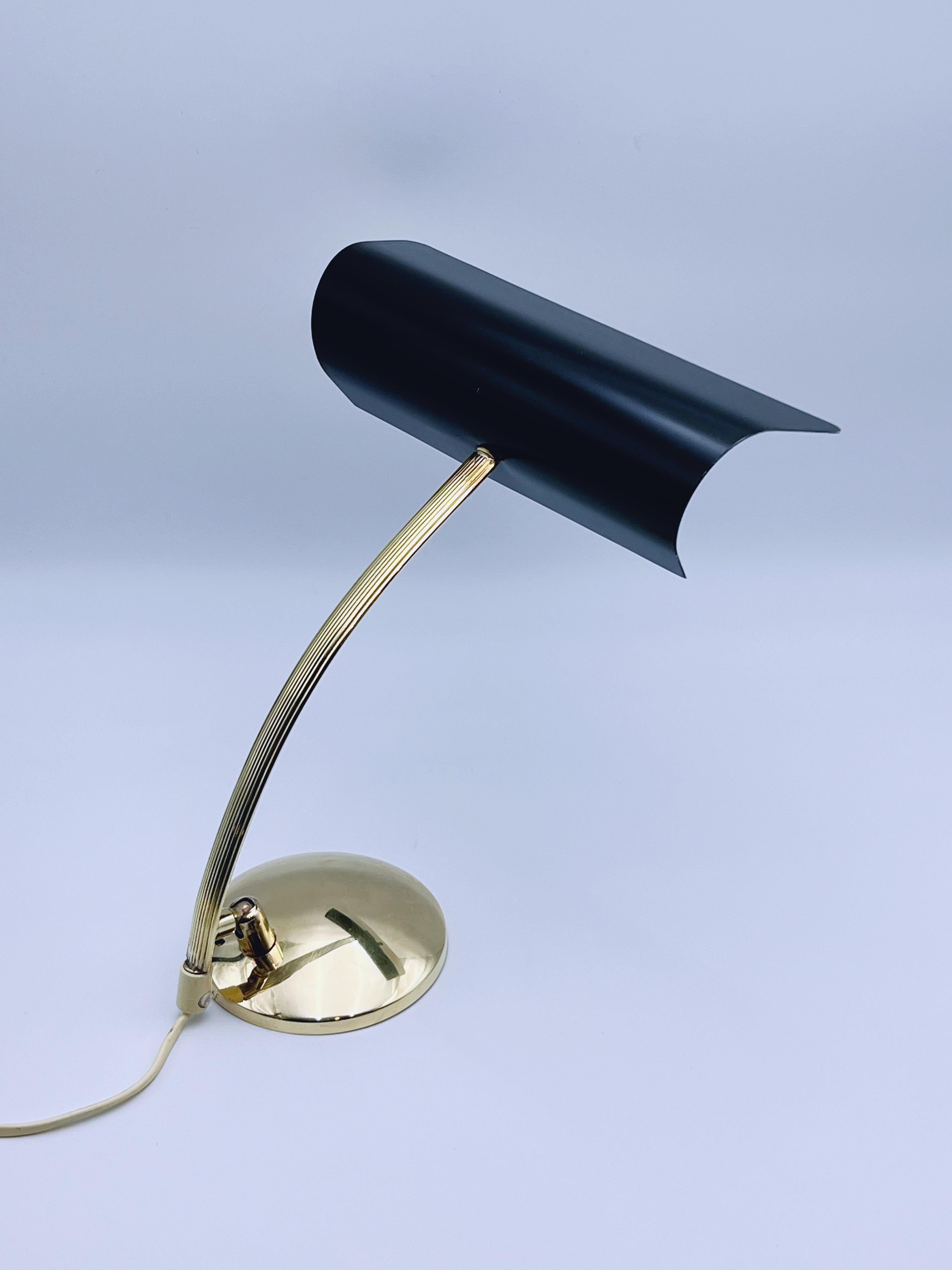 Brass 1950s Scandinavian / Nordic AWF Table Lamp AJH 5 For Sale