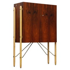 skandinavischer Palisander-Barschrank aus den 1950er Jahren im Stil von Finn Juhl für Bovirke