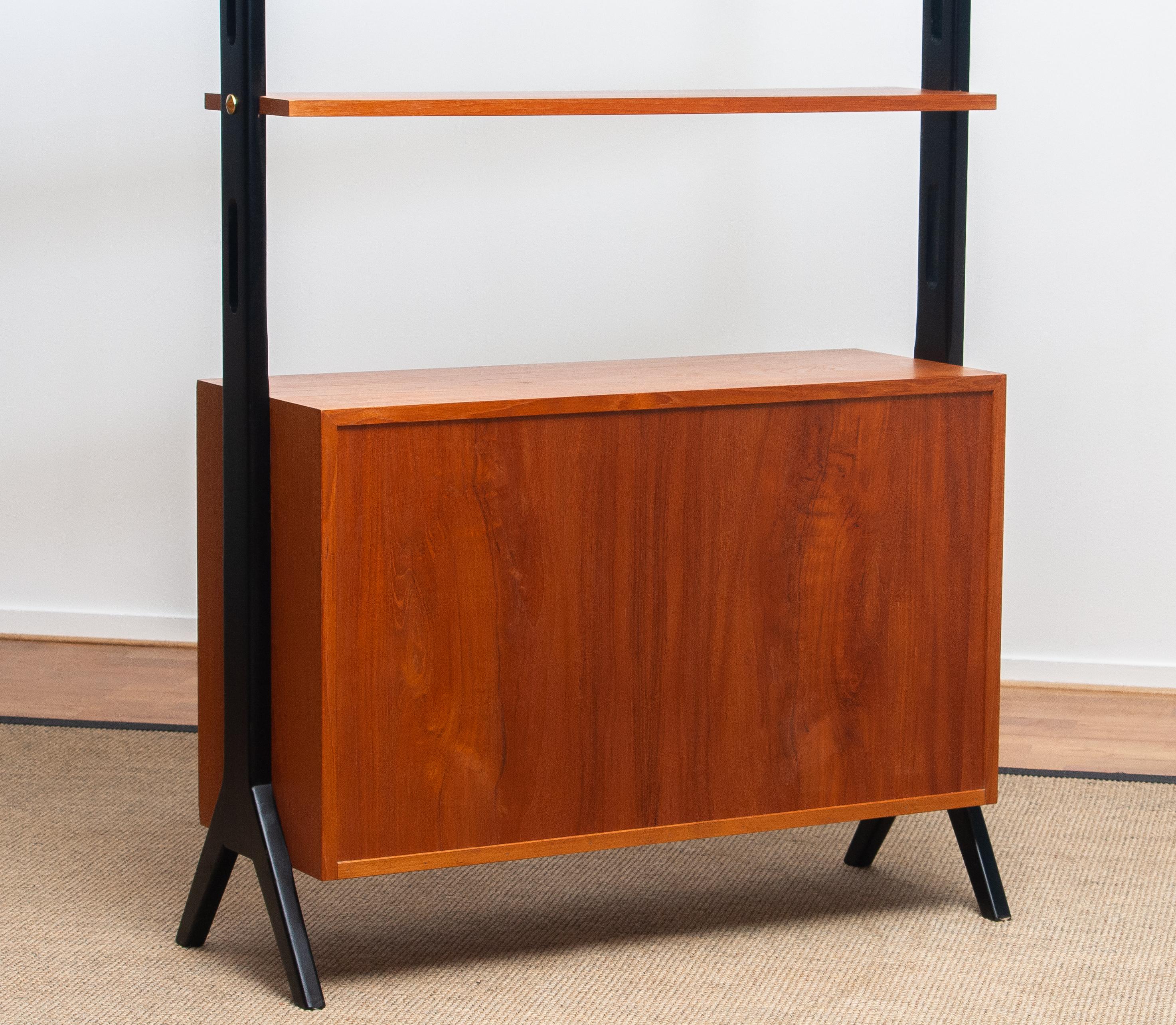 1950s, Scandinavian Shelf’s / Bookcase / Room Divider in Teak, Made in Sweden 4