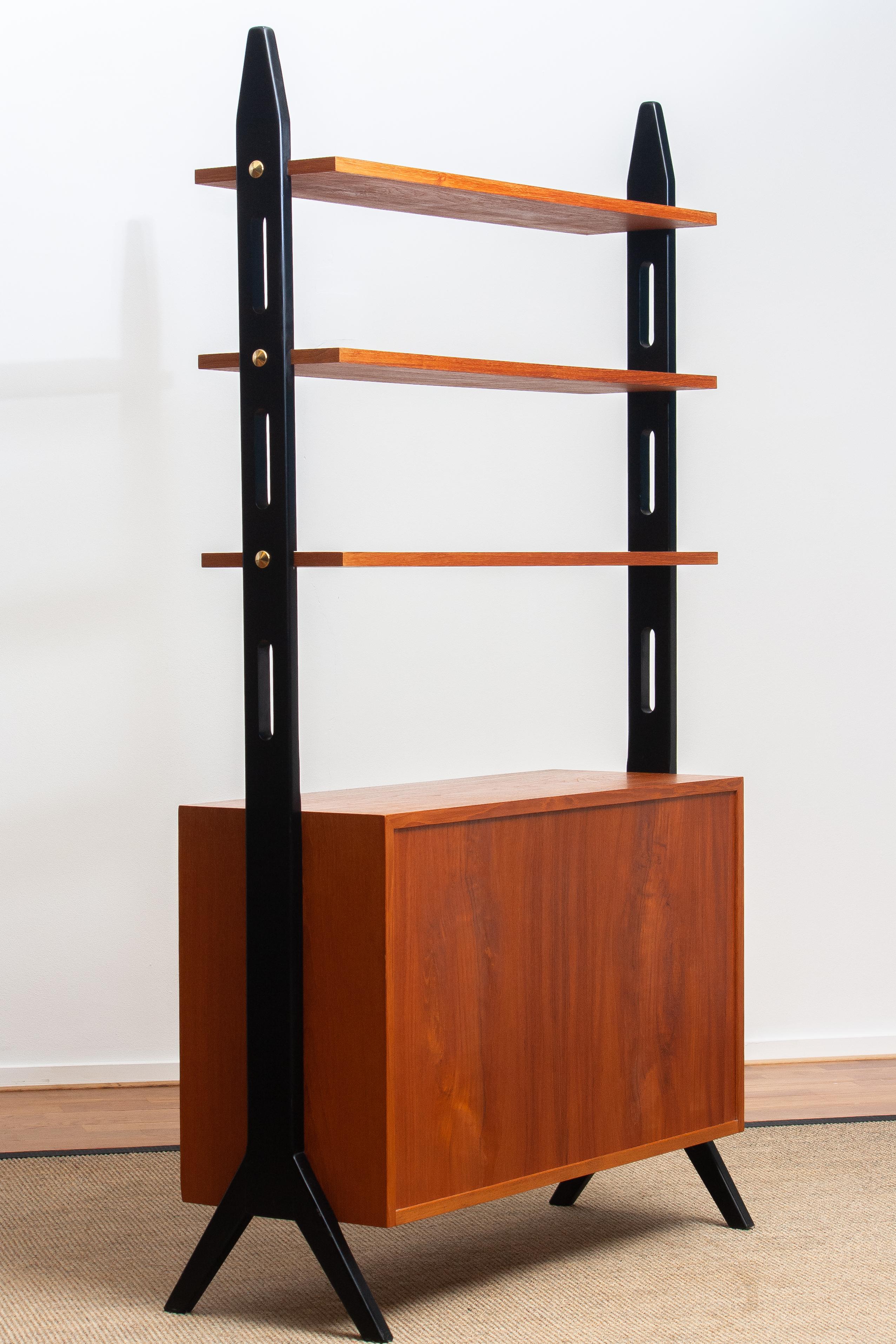 1950s, Scandinavian Shelf’s / Bookcase / Room Divider in Teak, Made in Sweden 7