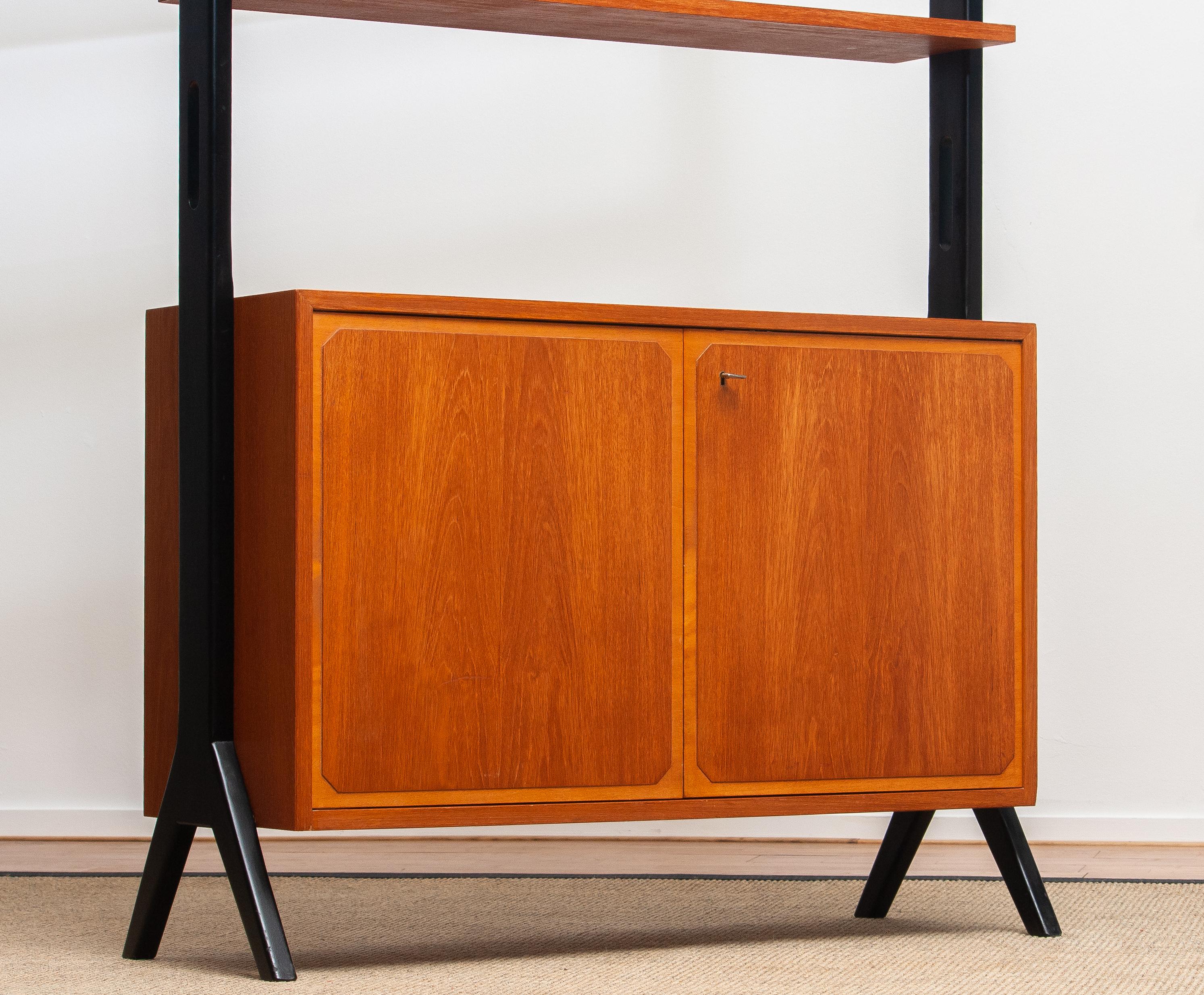 Mid-Century Modern 1950s, Scandinavian Shelf’s / Bookcase / Room Divider in Teak, Made in Sweden