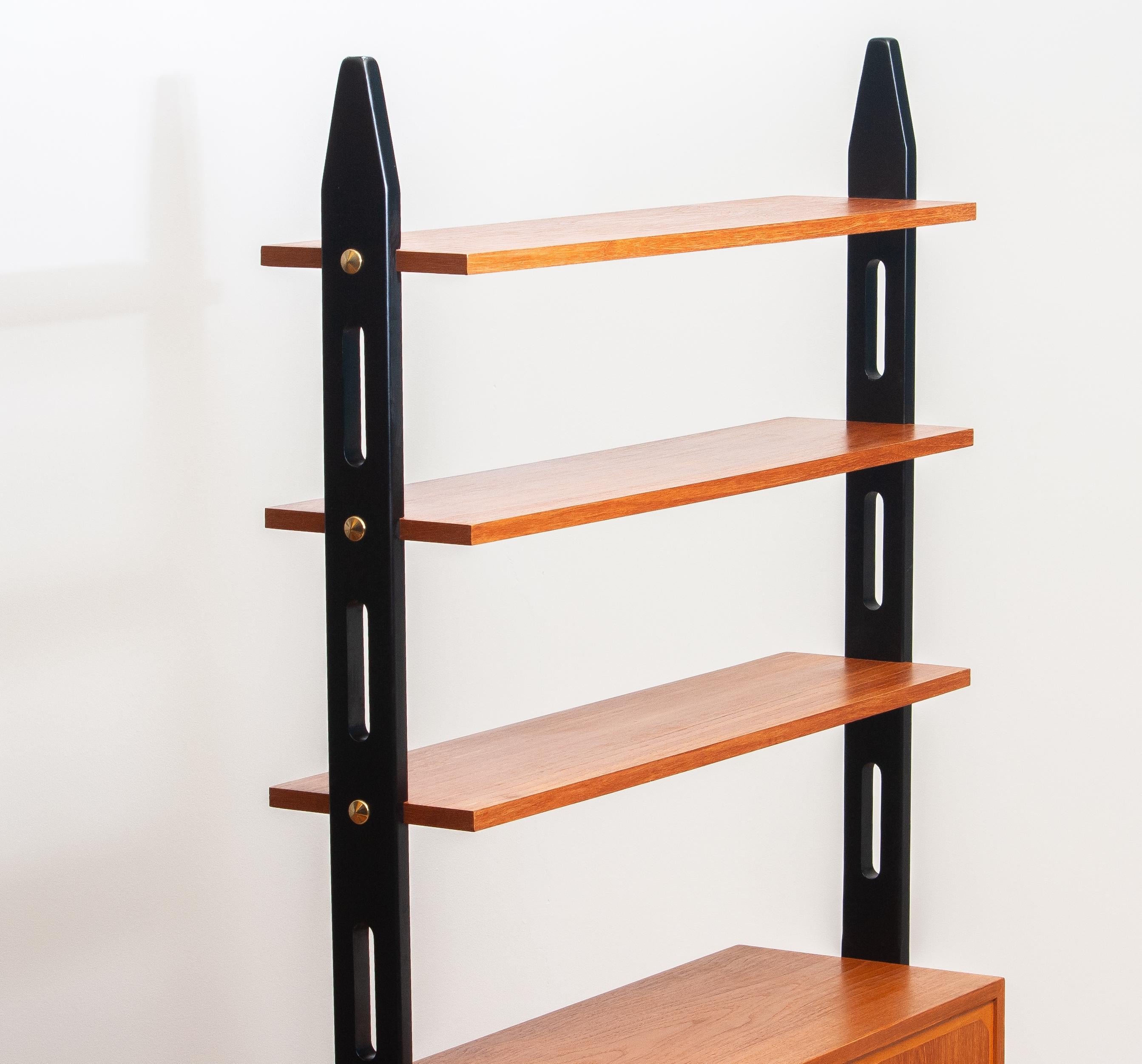 Swedish 1950s, Scandinavian Shelf’s / Bookcase / Room Divider in Teak, Made in Sweden