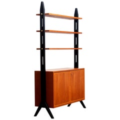 1950s, Scandinavian Shelf’s / Bookcase / Room Divider in Teak, Made in Sweden