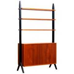 1950s, Scandinavian Shelf’s / Bookcase / Room Divider in Teak, Made in Sweden