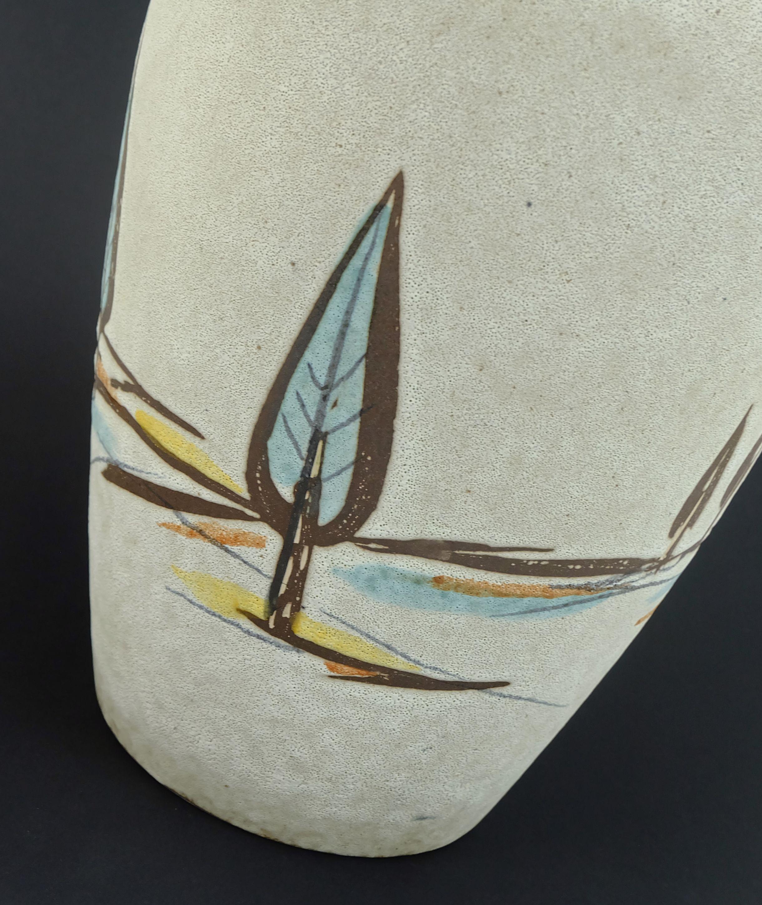Mid-Century moderno 1950 scheurich  Vaso con decori moderni di metà secolo modello 239-30 in vendita