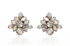 1950s Schoffel & Co Crystal Earrings