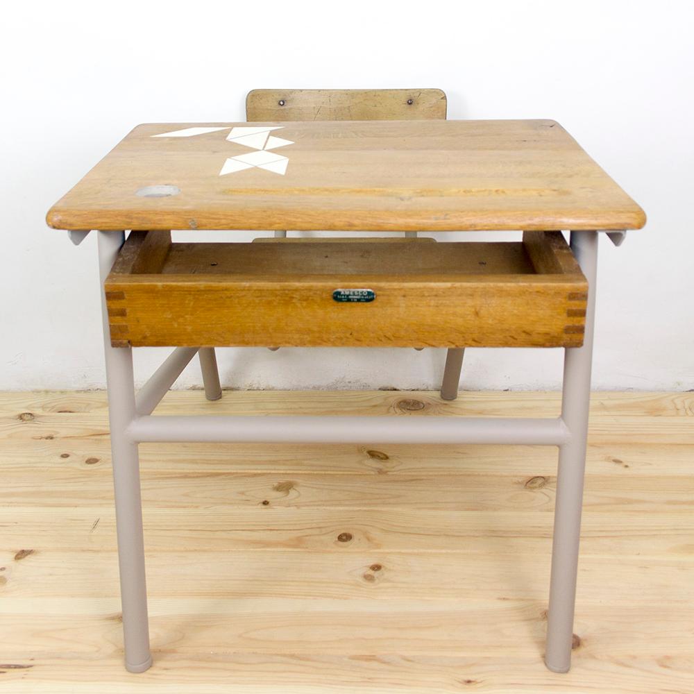 French 1950s School Bench from Amesco