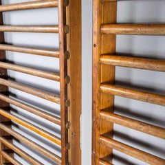 1950's School Gym Bar Rails - 2.2m Singles