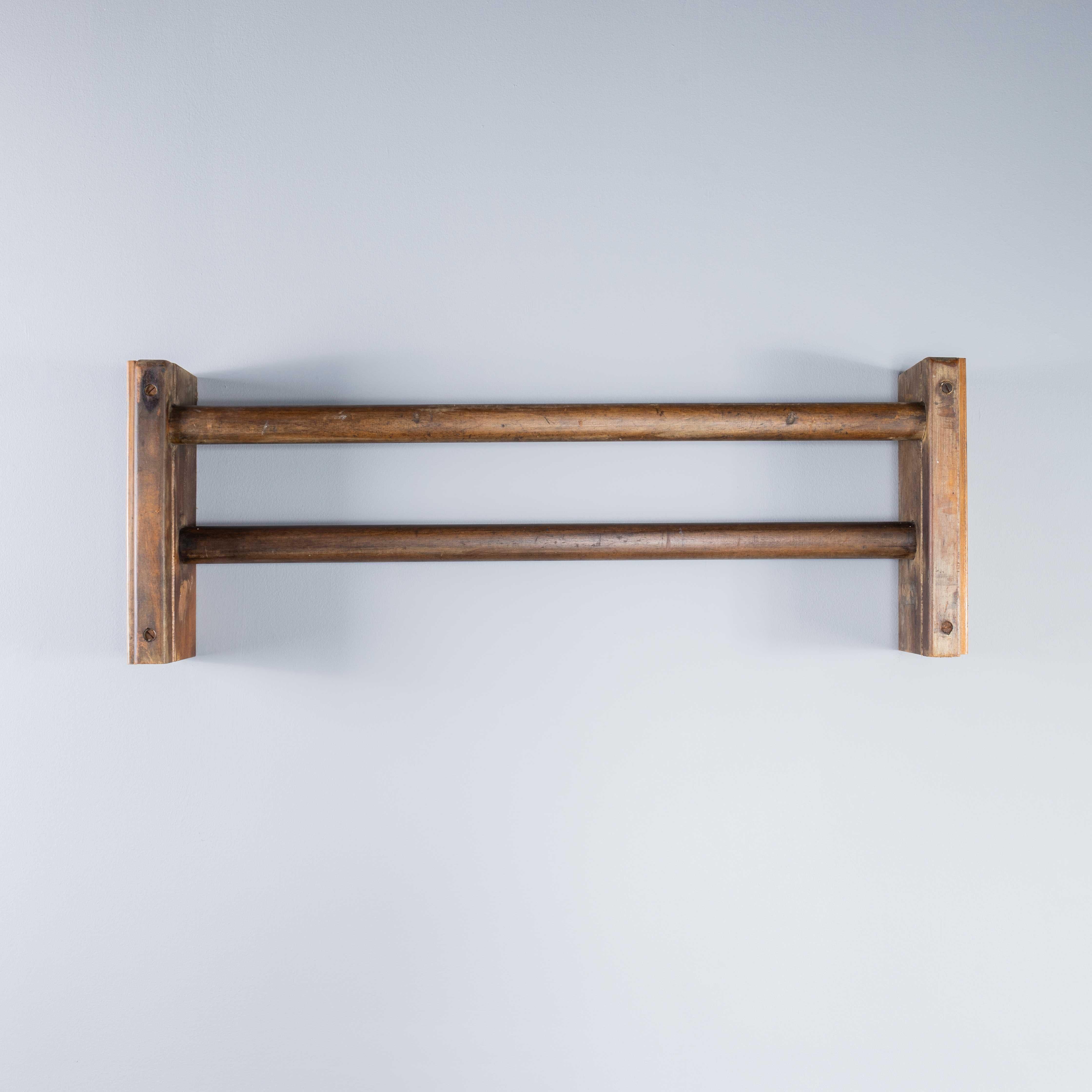 English 1950's School Gym Bar Rails - Towel Rails