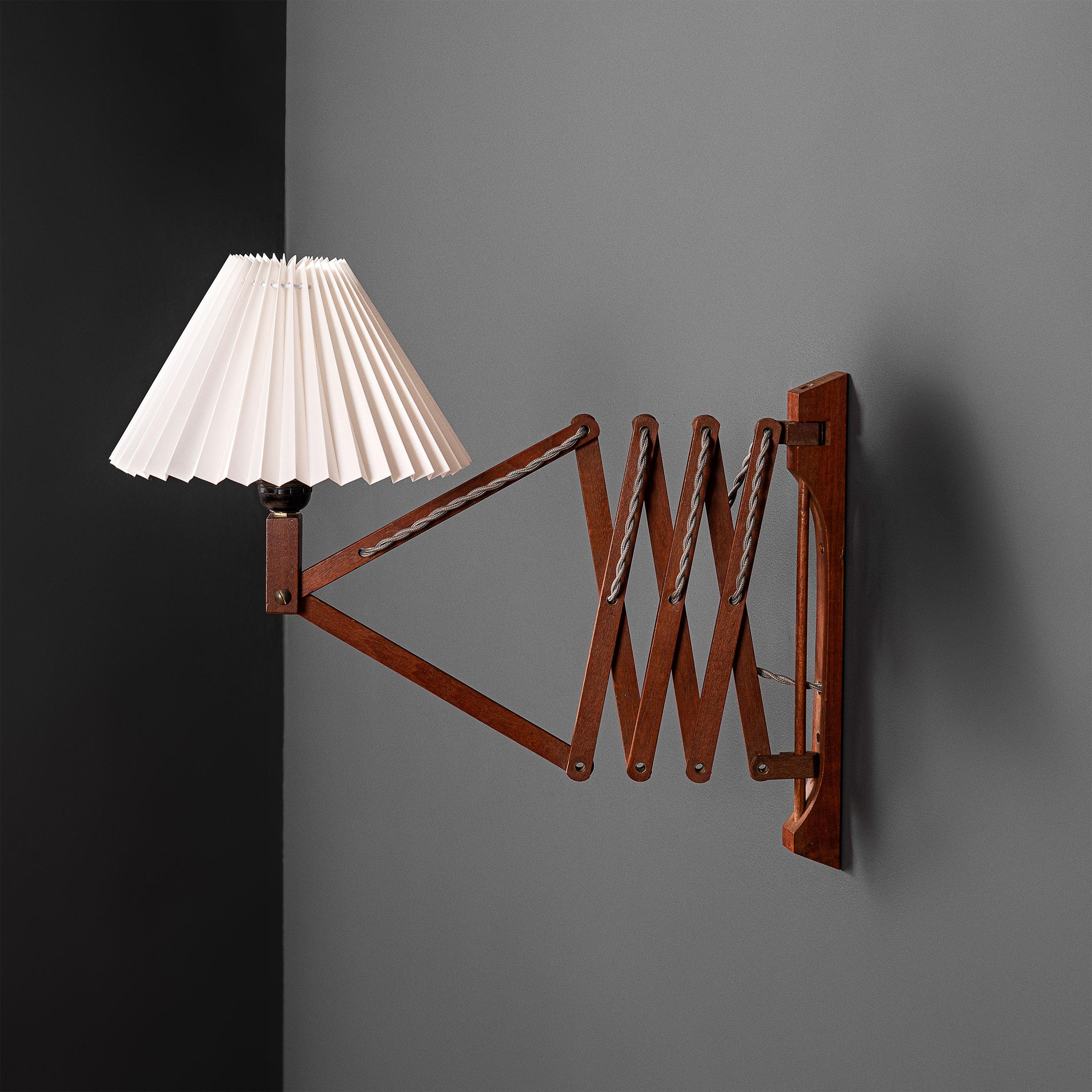 Danish 1950’s Scissor Wall Lamp