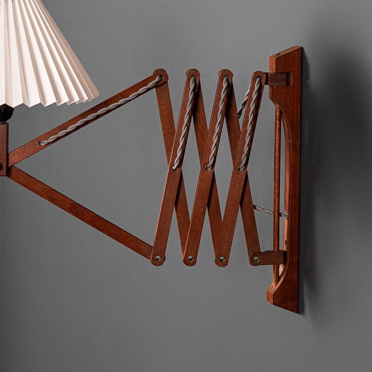 1950’s Scissor Wall Lamp For Sale at 1stDibs
